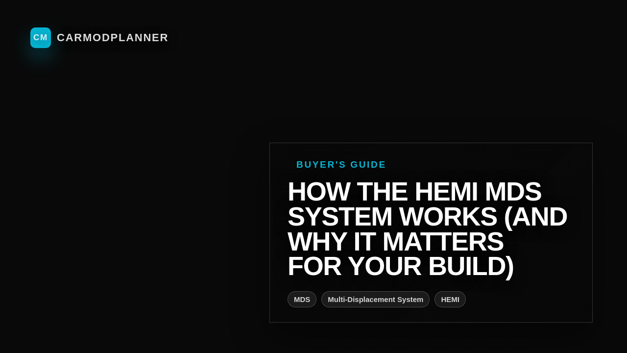 How the HEMI MDS System Works (And Why It Matters for Your Build)