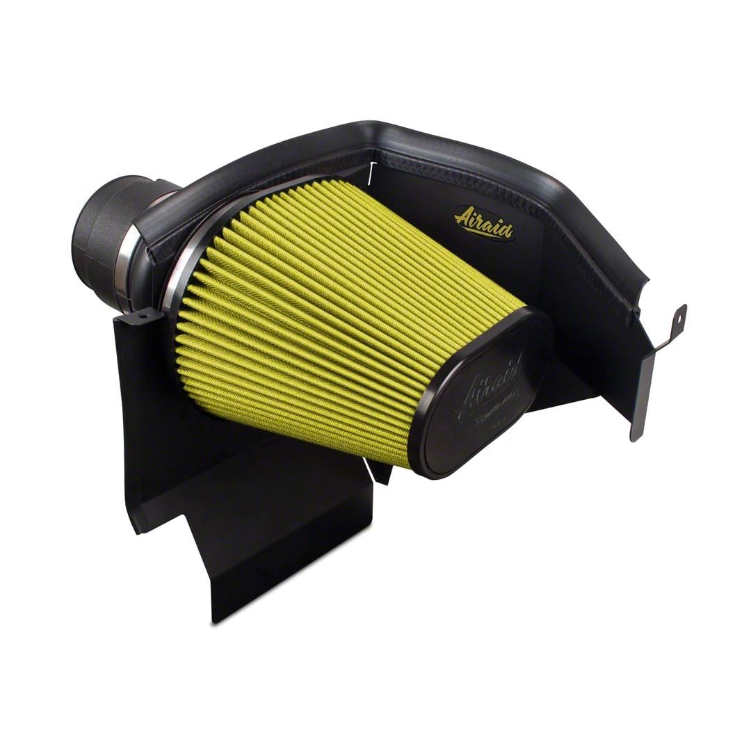 Airaid Cold Air Dam Intake with Yellow SynthaMax Dry Filter
