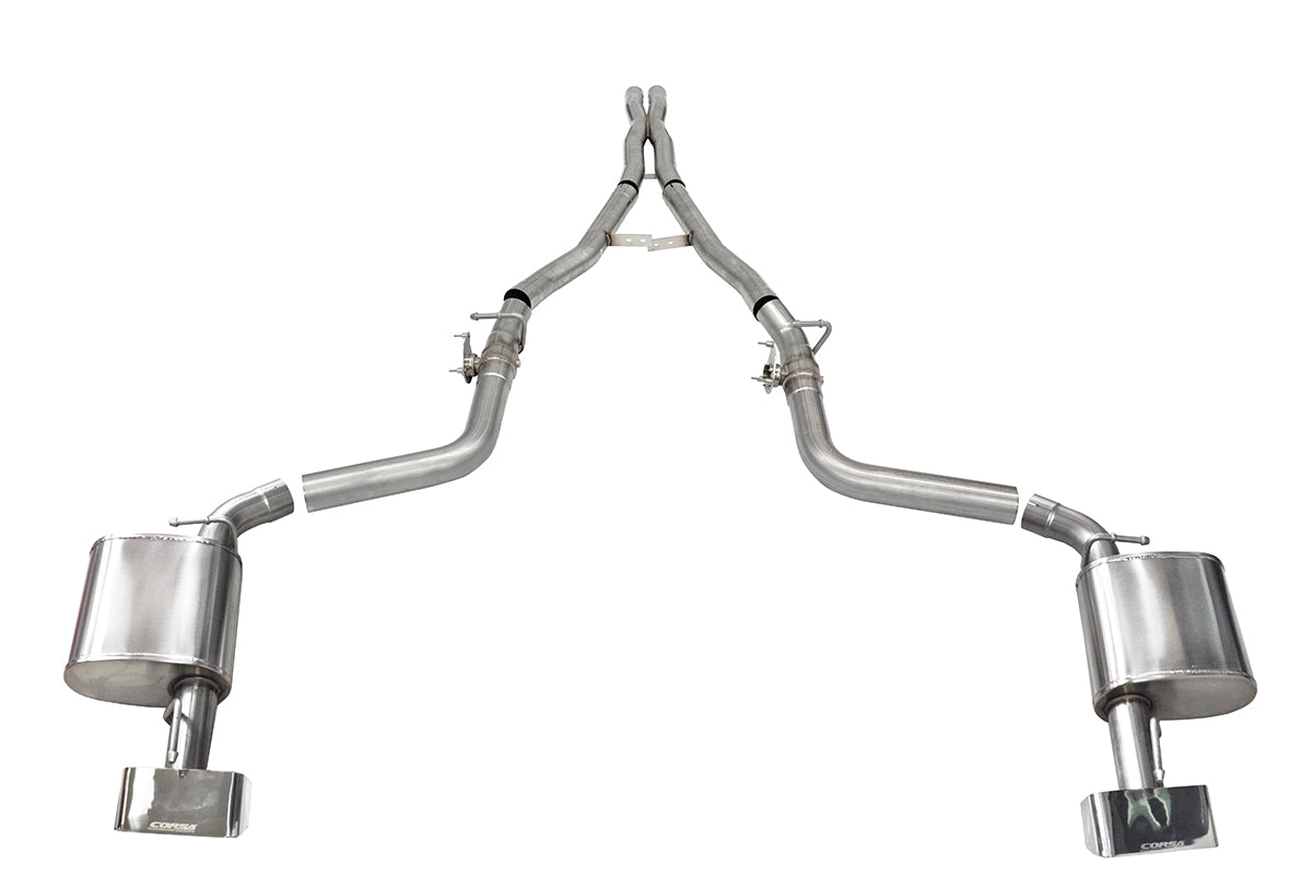 Corsa Performance Xtreme Valved Cat-Back Exhaust with GTX2 Tips