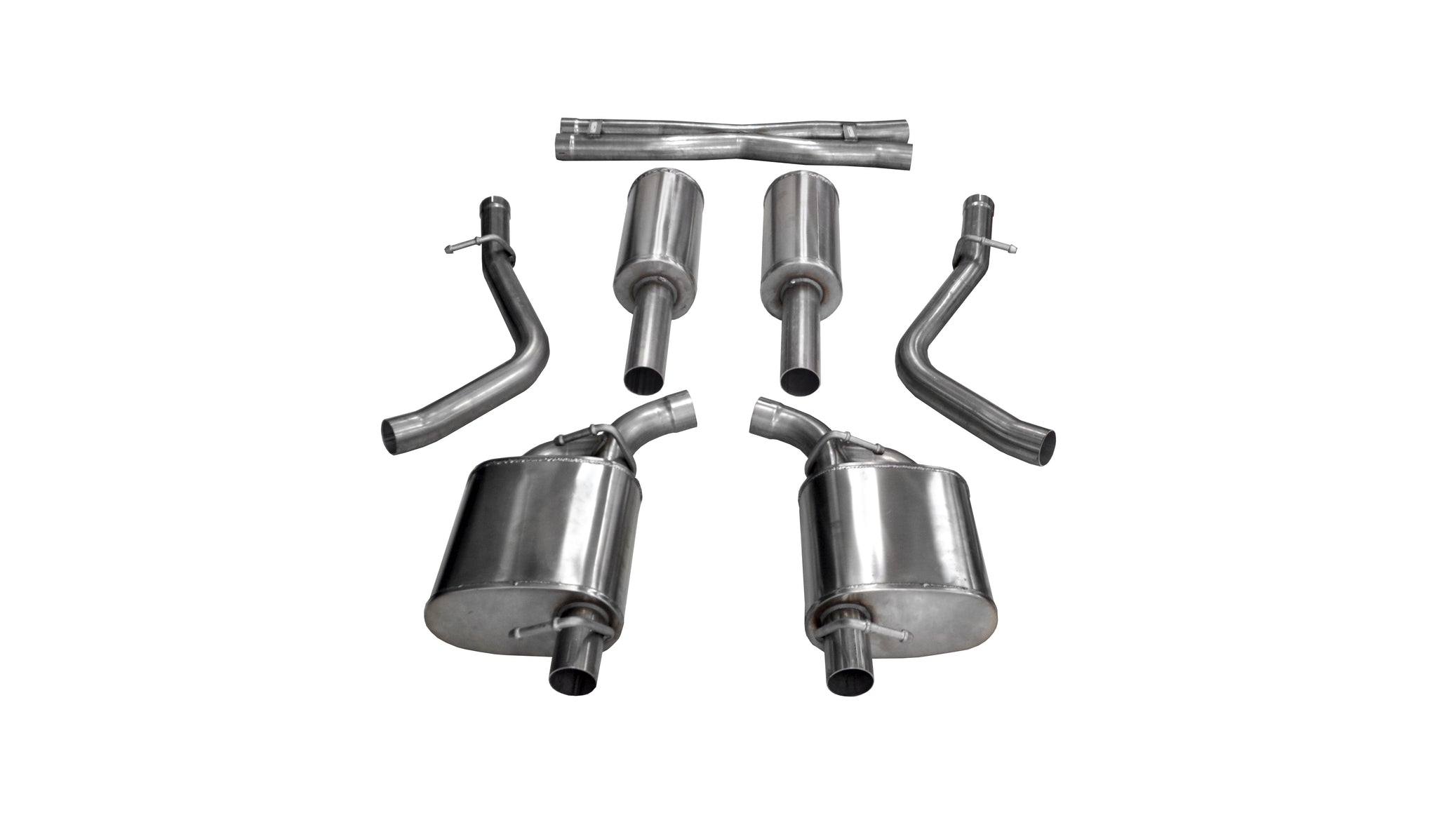 Corsa Performance Sport 2.5" Cat-Back Exhaust No Tips
