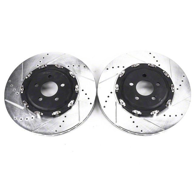 PowerStop Evolution Cross-Drilled and Slotted Rotors Front Pair