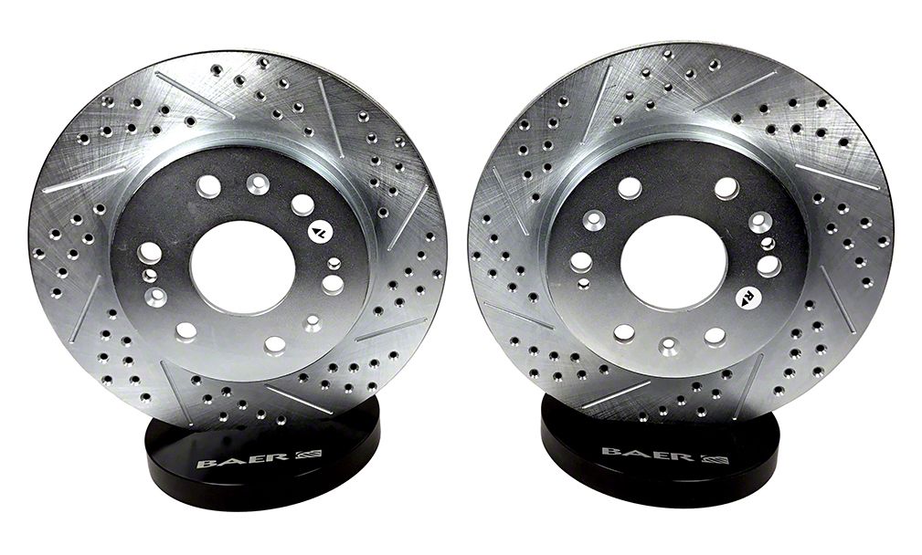 Baer Claw Performance Drilled and Slotted Rear Rotors
