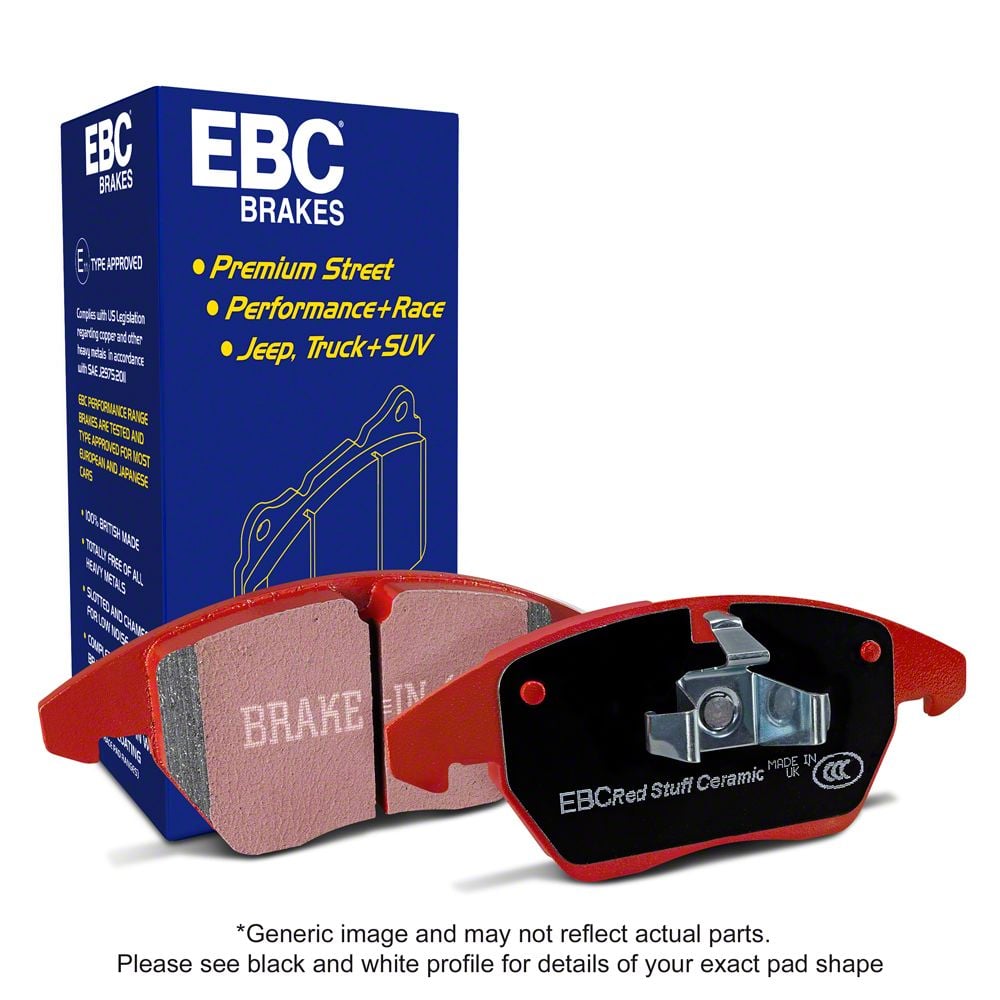 EBC Brakes Redstuff Premium Street Ceramic Brake Pads