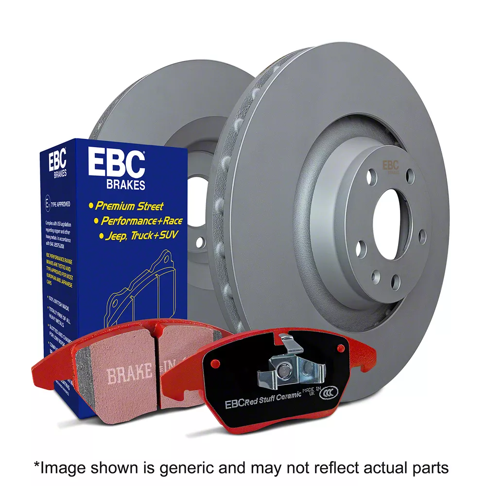 EBC Brakes EBC Brakes Stage 12 Redstuff Brake Rotor and Pad Kit