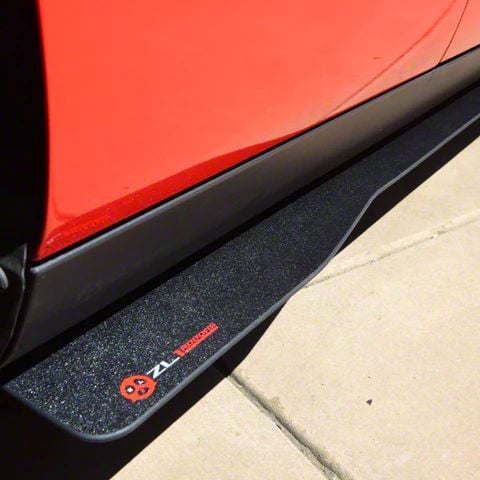 Side Skirts; Matte Black